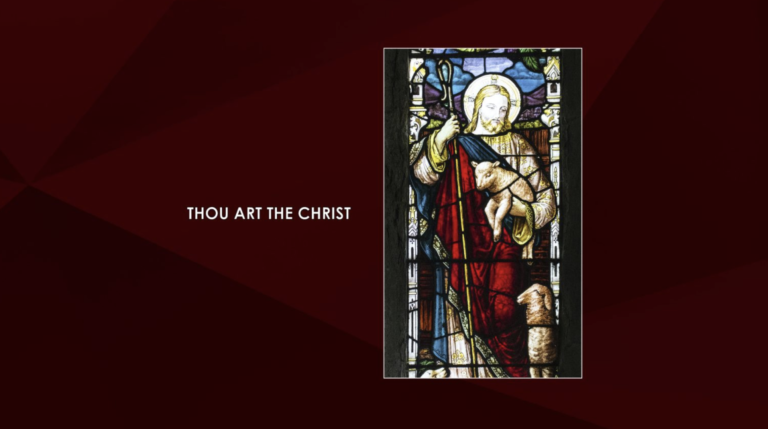 The Son of the Living God…